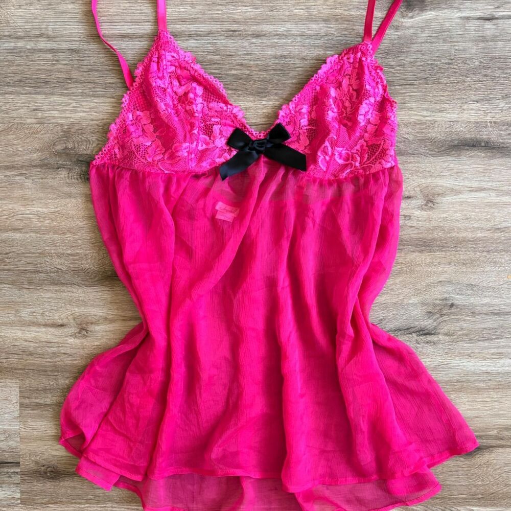 Jezebel Women's Pink Lingerie Top